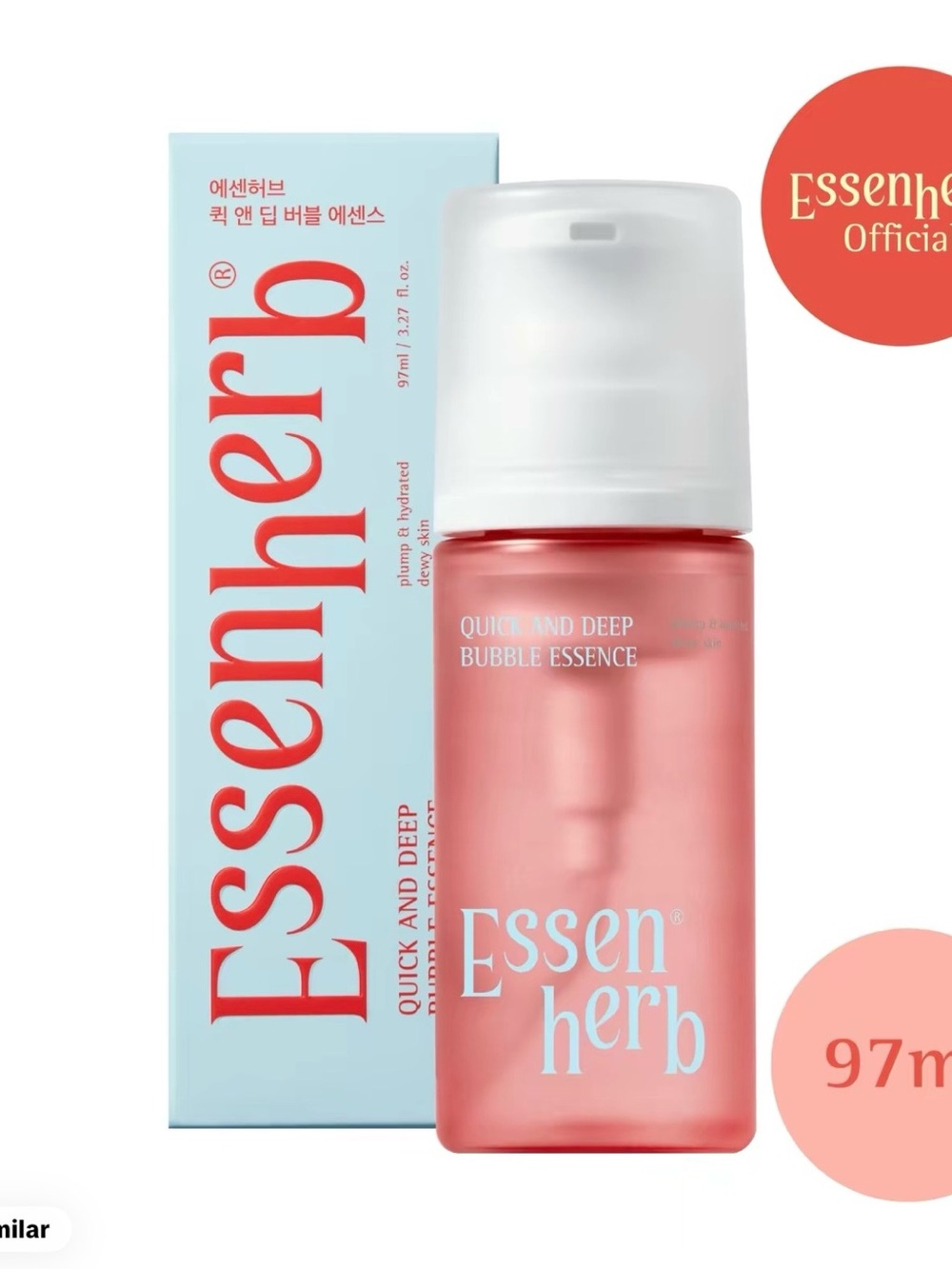 Pink Quick & Deep Bubble Essence — Hydrating Face Essence